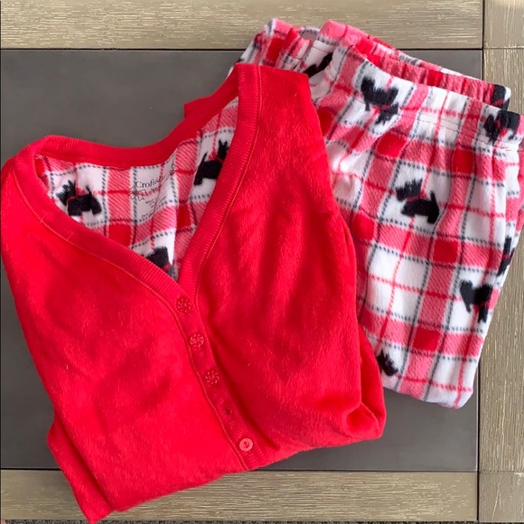 croft & barrow Other - Croft & Barrow Scottie Dog Pajama Set